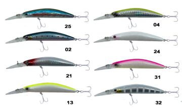 Kendo Deep Minnow 95mm 13g Floating Suni Yem 24