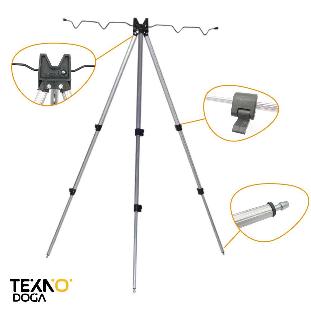 TAMSET Tripod Kamış Ayağı Dörtlü Kamış Tutucu Sehpa Kılıflı