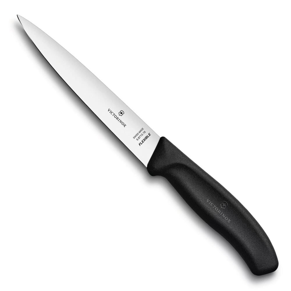 Victorinox SwissClassic 16cm Fileto Bıçağı 6.8713.16B Siyah