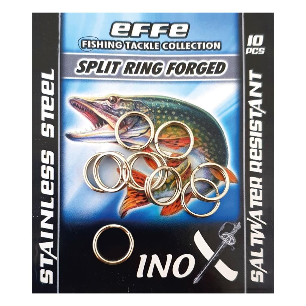 EFFE Split Ring Forged Paslanmaz Dövme Çelik Olta Halkası 5mm
