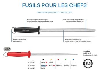 ​​Fischer N1250R 30cm Yuvarlak Masat Kırmızı 63HRC