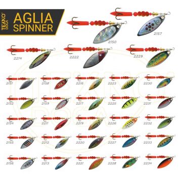 TAMSET Aglia Spinner 17g No5 Long Kaşık Turna Alabalık Kaşığı