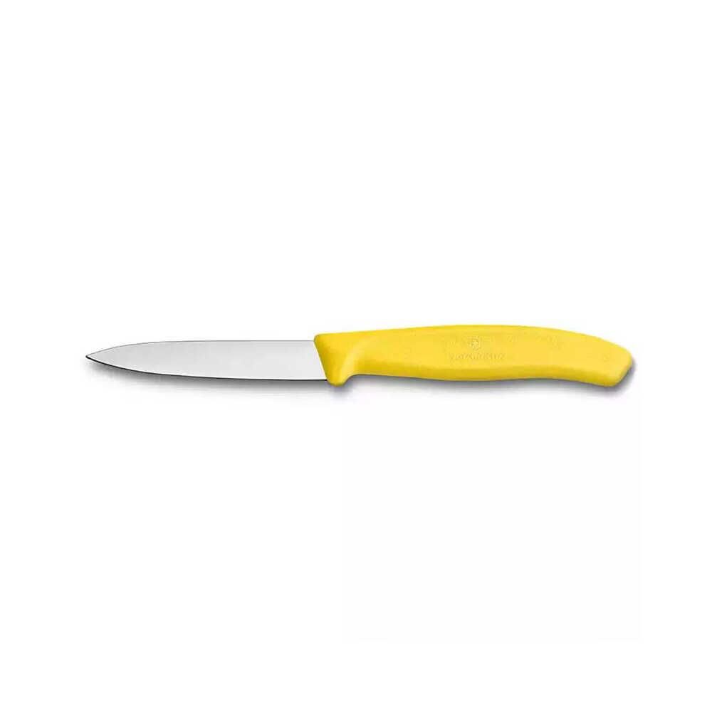 Victorinox 6.760 8cm Düz Meyve Sebze Soyma Doğrama Bıçağı Sarı