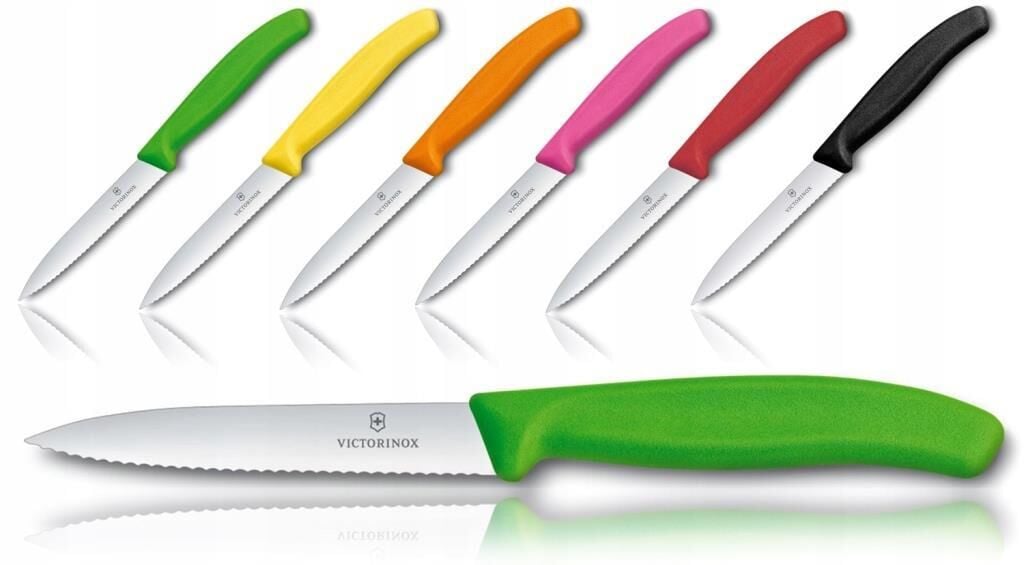 Victorinox 6.773 10cm Tırtıklı Sebze Meyve Soyma Doğrama Bıçağı