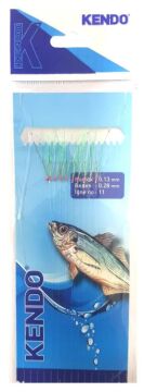 KENDO Kıyı İstavrit Çaparisi 15 İğneli 0,13/0,28mm Çapari No:11