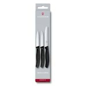 Victorinox 3 Parça Soyma Bıçağı Seti 6.7113.3 Siyah