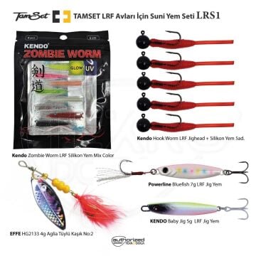 TAMSET LRF Avları İçin Jig ve Silikon Yem Seti LRS1