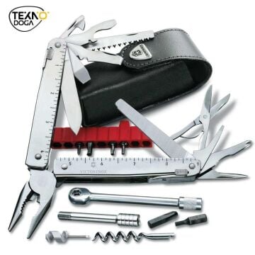 Victorinox SwissTool X Plus Penseli Çakı 3.0339.L Deri Kılıflı