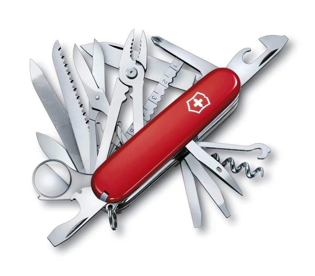 Victorinox SwissChamp 1.6795.LB1 Deri Kılıflı İsviçre Çakısı 33F