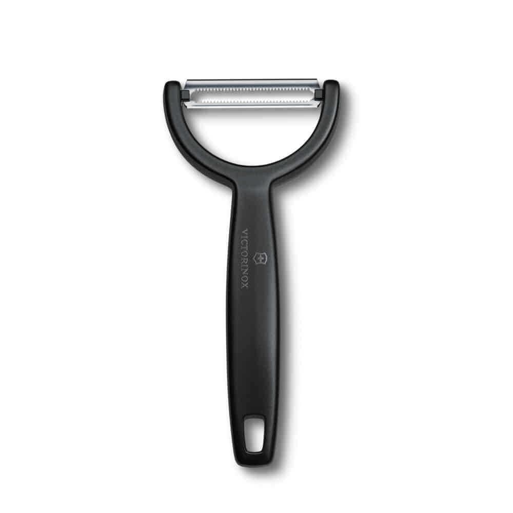 Victorinox YPSO Tırtıklı Kenar Çift Taraflı Soyacak Siyah