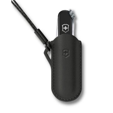 Victorinox Deri Çakı Kılıfı 4.0670.3 Boyun Askılı Siyah
