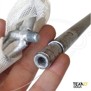 TAMSET 40x60 Teleskobik Balık Avı Kepçesi Metal Vidalı Sap