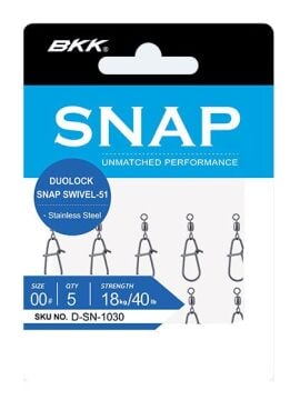 BKK Duolock Snap Swivel 51 Klipsli Fırdöndü 00
