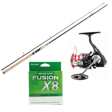 TAMSET Ninja 18LT 3000C Crossfire MH 270cm Spin Olta Takımı TS10