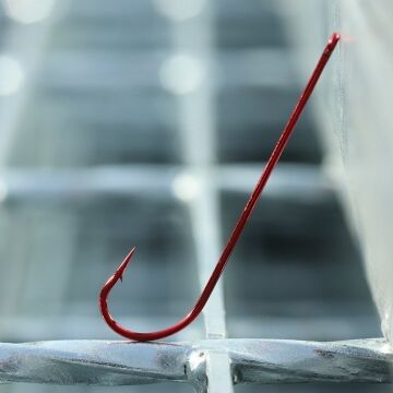 BKK Red Carlisle Bloodworm-R Kırmızı Olta İğnesi