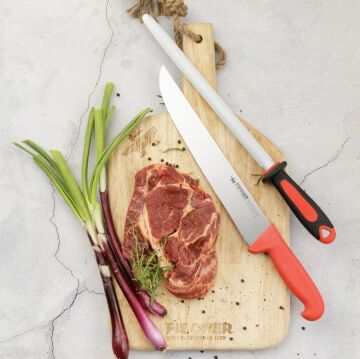 Fischer I245 30cm Çelik Oval Yassı Masat 63HRC Yeşil