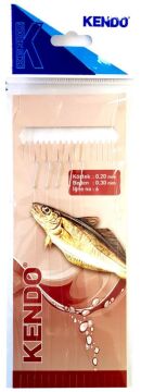 Kendo Mezgit Avı Hazır Olta Takımı 5 Siyah İğneli Yemli Çapari 6'lı Paket
