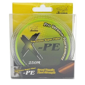 Okuma X-PE Pro 250m Turnuva 8X İp Misina