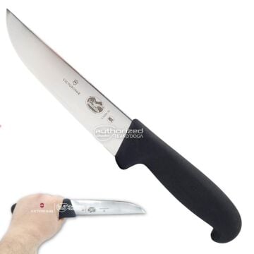 Victorinox Fibrox 16cm Kasap Kelle Bıçağı 5.5203.16 Siyah