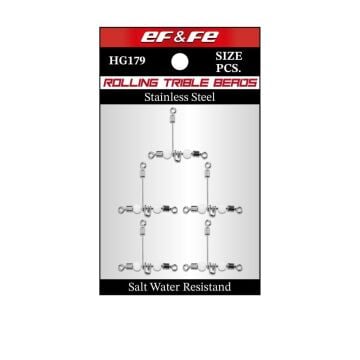 EFFE Rolling Triple Beads Fosforlu Boncuklu Fırdöndü HG179
