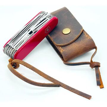 TAMSET Victorinox Çakı İçin Kemere Takılabilir Deri Kılıf (M)