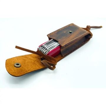 TAMSET Victorinox Çakı İçin Kemere Takılabilir Deri Kılıf (M)