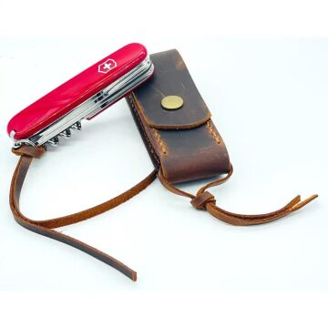 TAMSET Victorinox Çakı İçin Kemere Takılabilir Deri Kılıf (S)