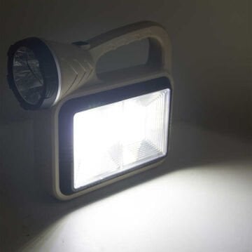 Panther 1000 Lümen USB Şarjlı Solar Fener PT-2209