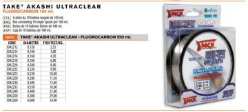 Lineaeffe Akashi Ultra Fluoro Carbon 100m Görünmez Hayalet Misina