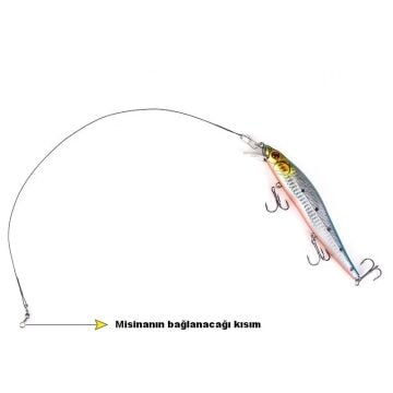 TEKNO DOĞA Klipsli Fırdöndülü Çelik Tel Kartela Kahverengi