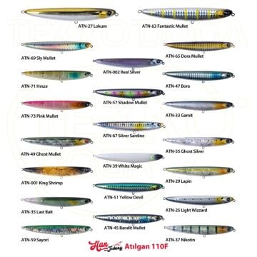 HanFish Atılgan 110F 11cm 14g Su Üstü Suni Yem