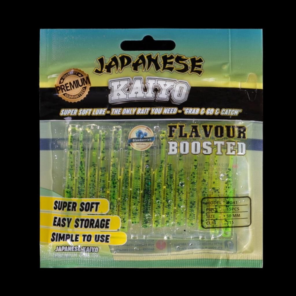 Japanese Kaiyo 5cm Yaban Mersin Aromalı LRF Silikon Yem 315