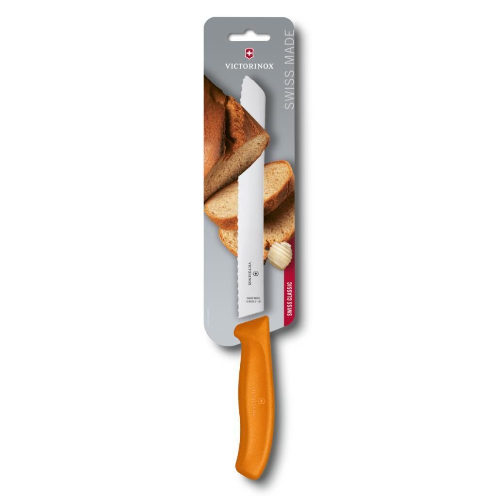 Victorinox Swiss Classic 21cm Ekmek Bıçağı Turuncu 6.8636.21L9B