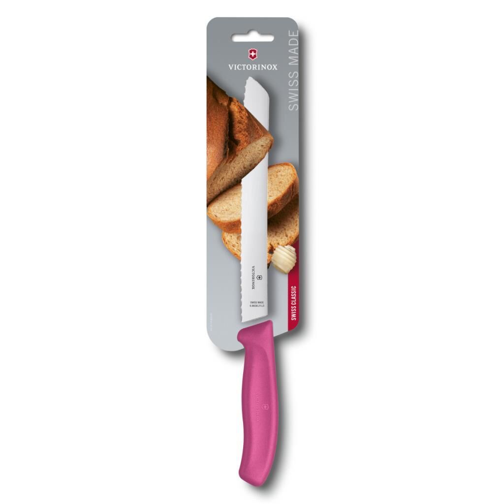 Victorinox Swiss Classic 21cm Ekmek Bıçağı Pembe 6.8636.21L5B