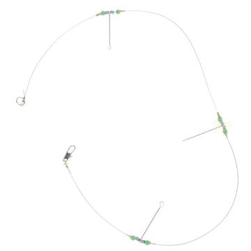 TAMSET Çelik Telli 3 Köstekli Boncuklu Hazır Olta Takımı