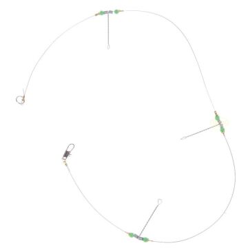 TAMSET Çelik Telli 3 Köstekli Boncuklu Hazır Olta Takımı