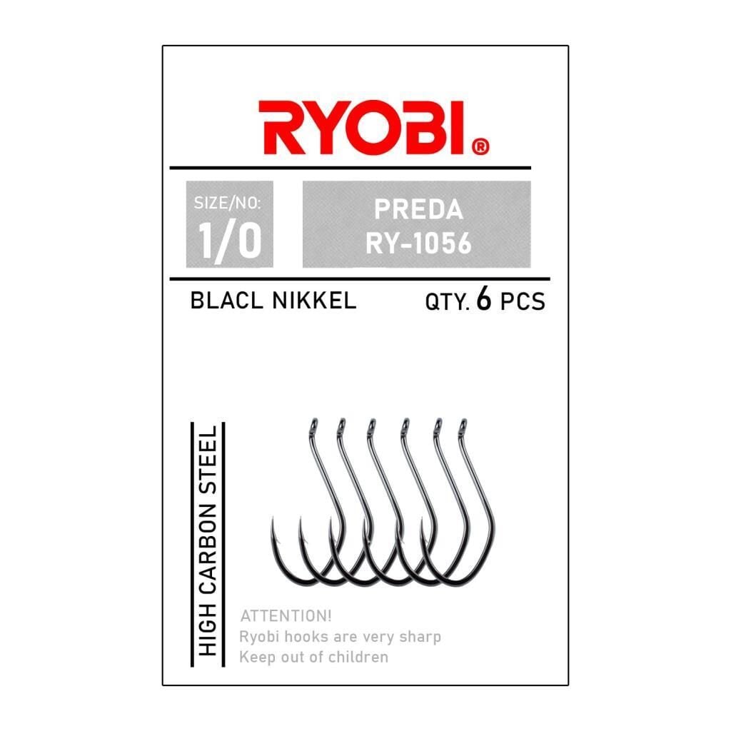 Ryobi 1056 Preda Olta İğnesi Delikli Black Nickel