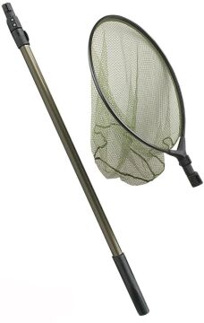 Kendo 160cm 45x50cm Balık Kepçesi Teleskobik Saplı