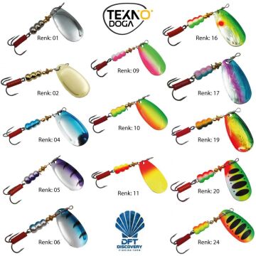 DFT SP08B Spinner 6,2cm 5,6g Turna Levrek Alabalık Olta Kaşığı