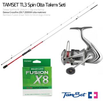 TAMSET Crossfire 2000XH Spitfire RF 244cm 1-12g LRF Olta Seti TL3