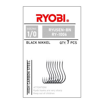 Ryobi 1006 Ryusen Olta İğnesi Düz Black Nickel