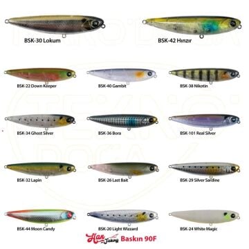 HanFish Baskın 90F 9cm 12g Su Üstü Suni Yem