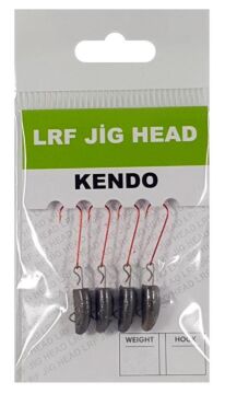 Kendo Hareketli Lrf Jig Head Kırmızı İğneli 4ad Yem Zokası