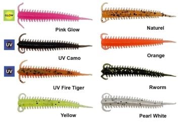 Kendo Silicones Worm 5cm LRF Boru Kurdu