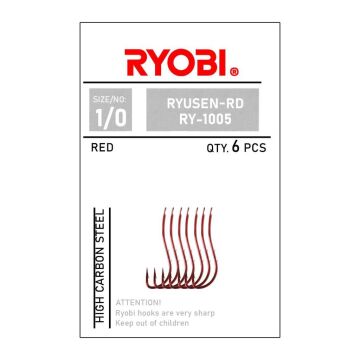 Ryobi 1005 Ryusen Olta İğnesi Düz Kırmızı