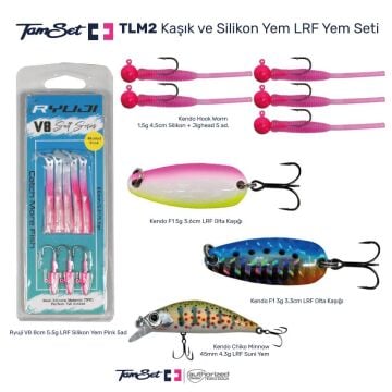 TAMSET LRF Avları İçin Silikon Yem ve Kaşık Seti TLM2