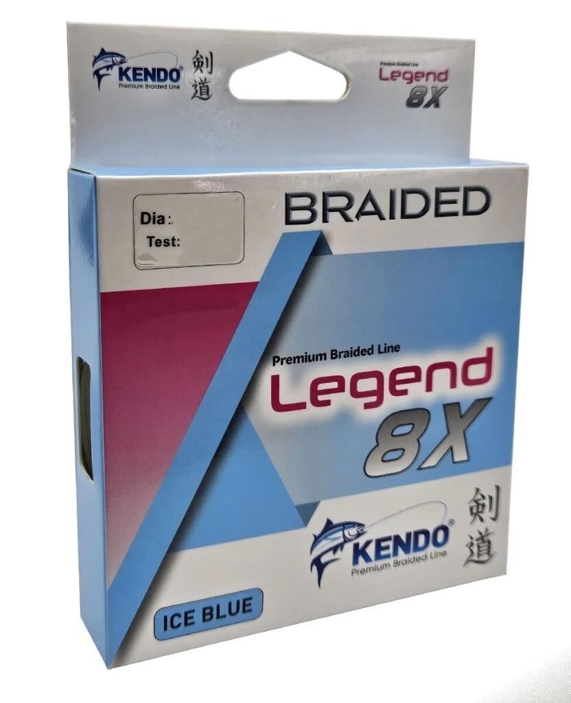 Kendo Legend 300m 8X 8 Kat Örgü İp Olta Misinası Ice Blue 0,20 mm