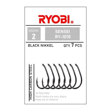 Ryobi 1010 Sensei Olta İğnesi Delikli Black Nickel