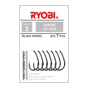 Ryobi 1010 Sensei Olta İğnesi Delikli Black Nickel
