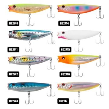 Japanese Salt 8cm 14g Popper Suni Yem